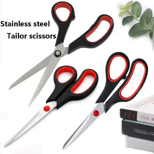 Stainless Steel Tailor Scissors Sewing Fabric Cut Cross Stitch Scissor