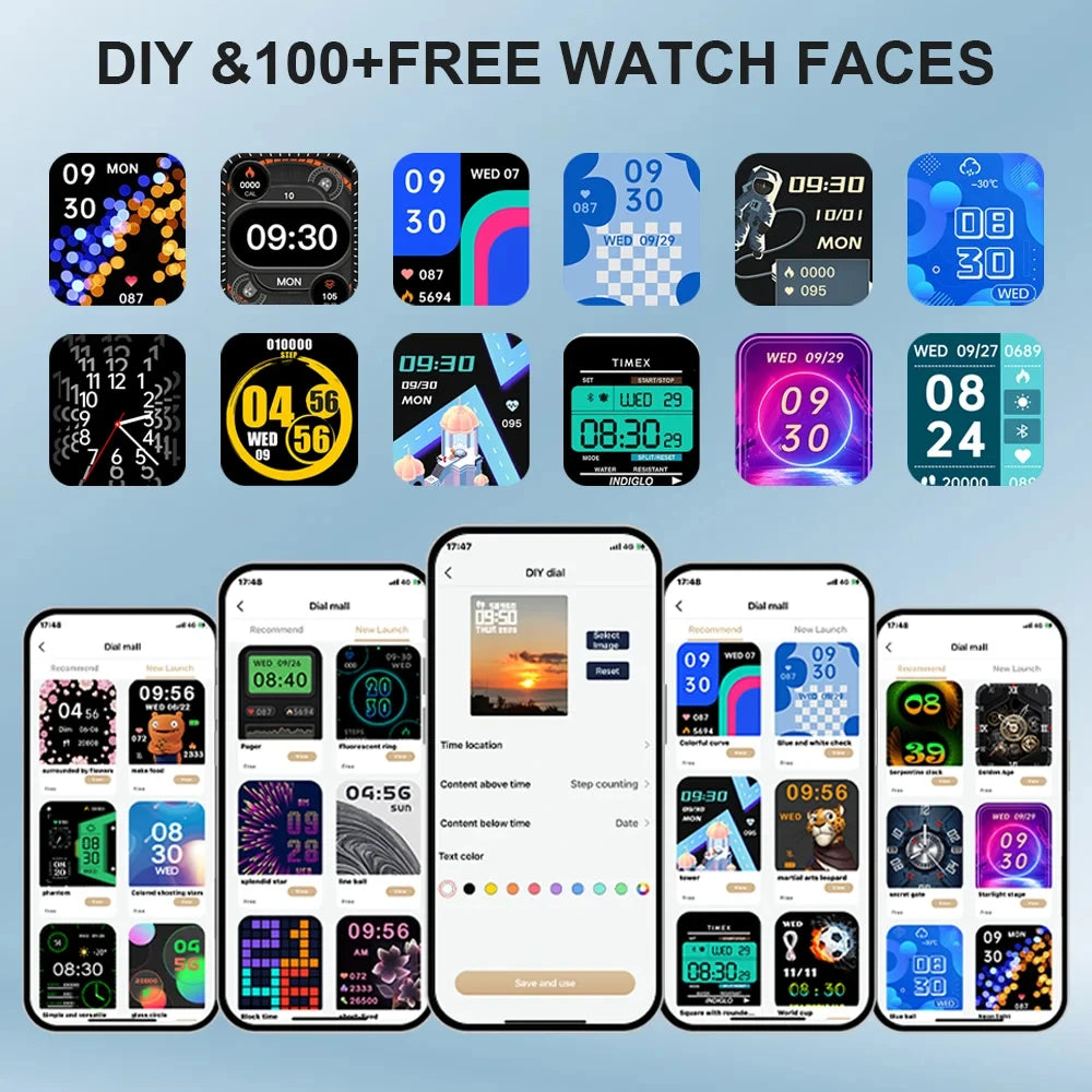 Xiaomi Smartwatch Dial to Answer Calls Calorie Tracking Heart Rate