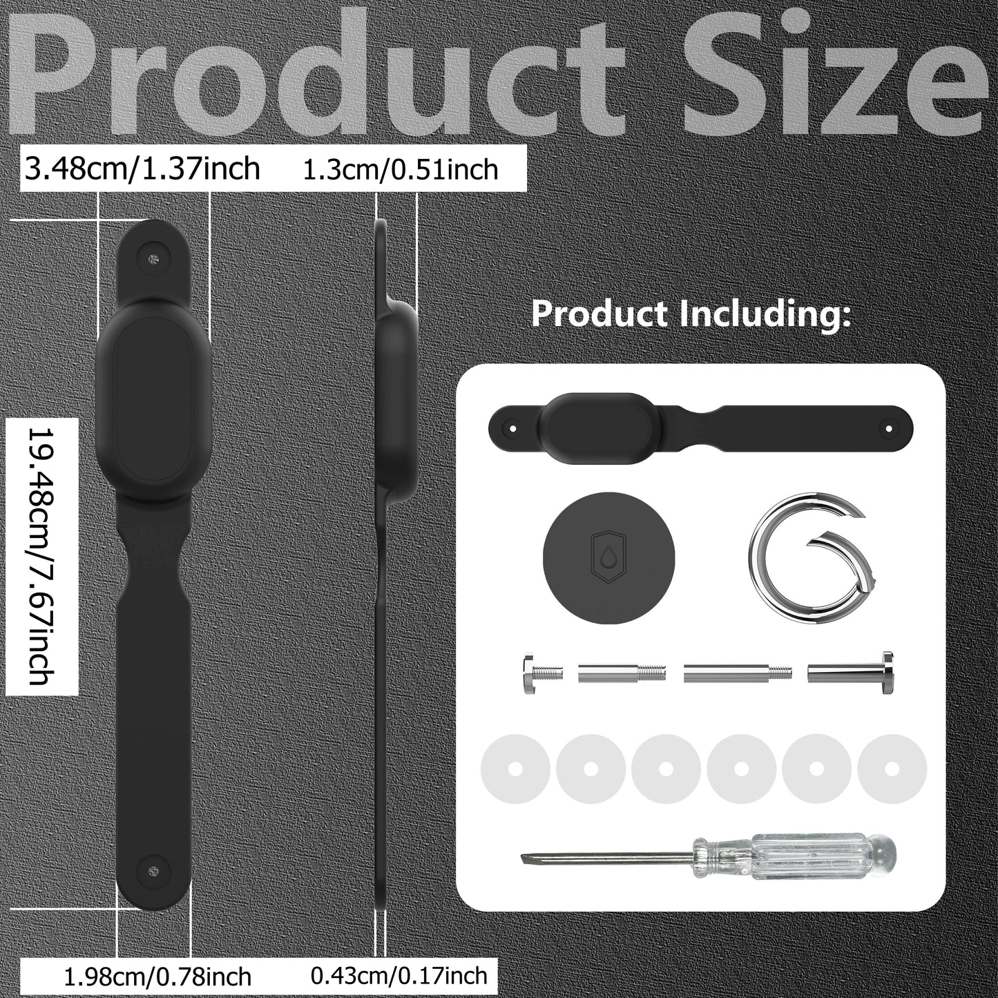 For Samsung Galaxy SmartTag 2 Locator Tracker Case Keychain