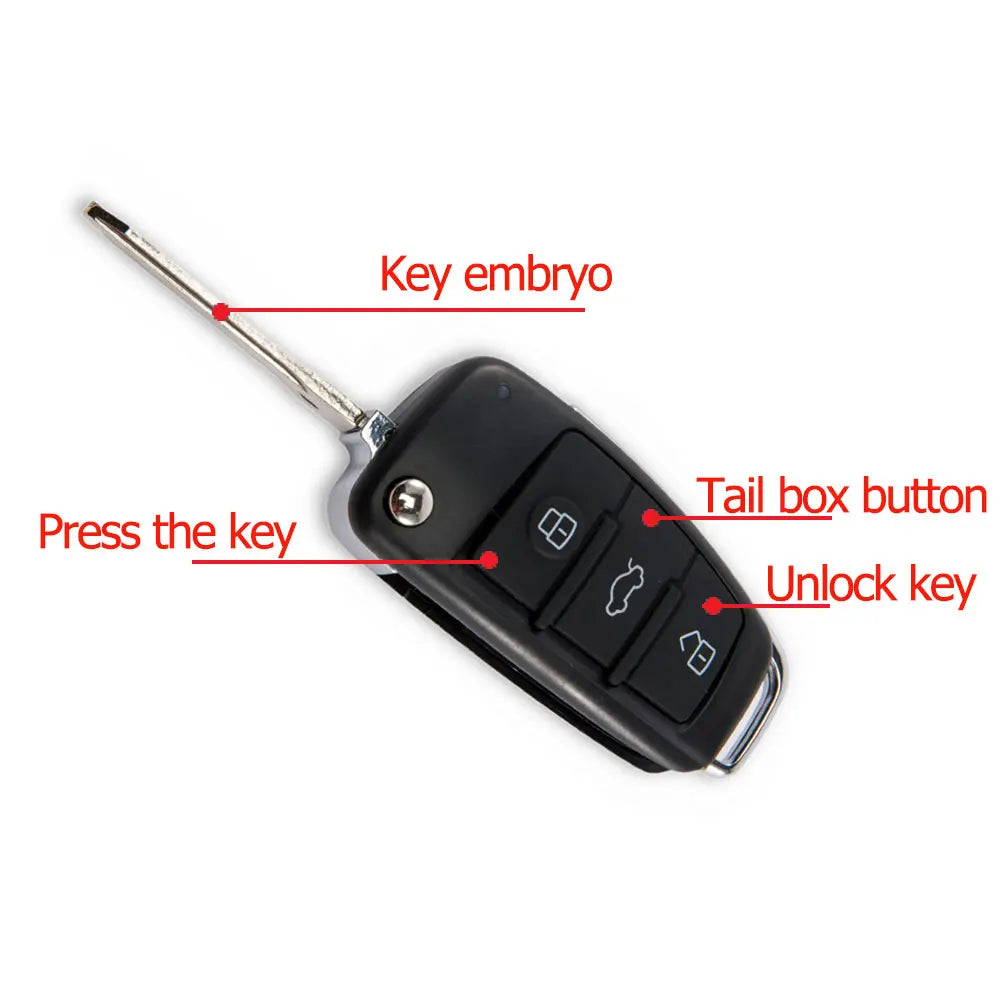 Hippcron Car Central Door Lock Auto Keyless Entry System Button Start