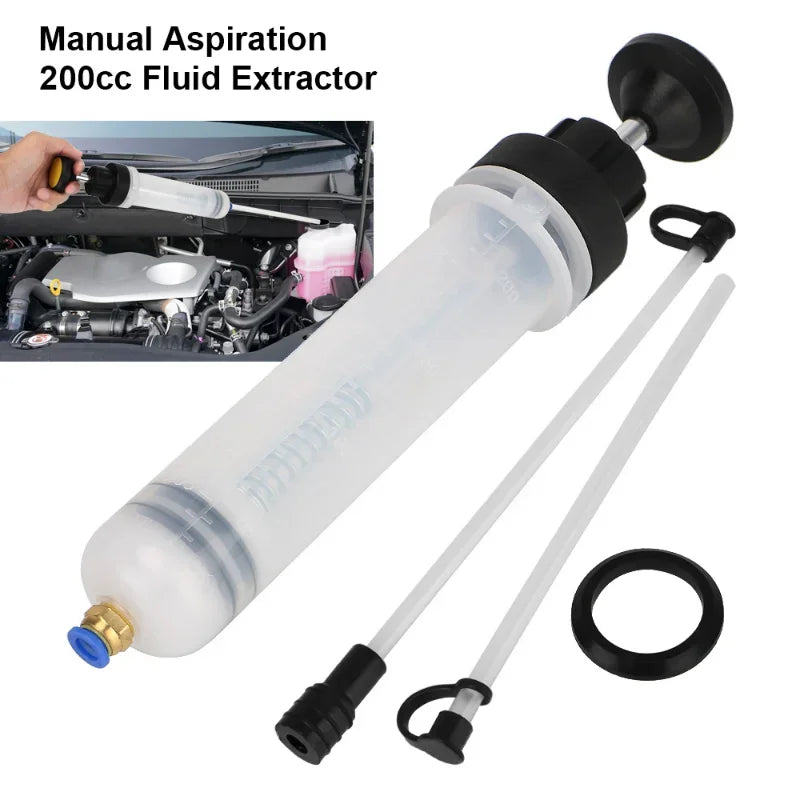 200cc Car Oil Change Brake Bleeder Fluid Pump Extractor Filling