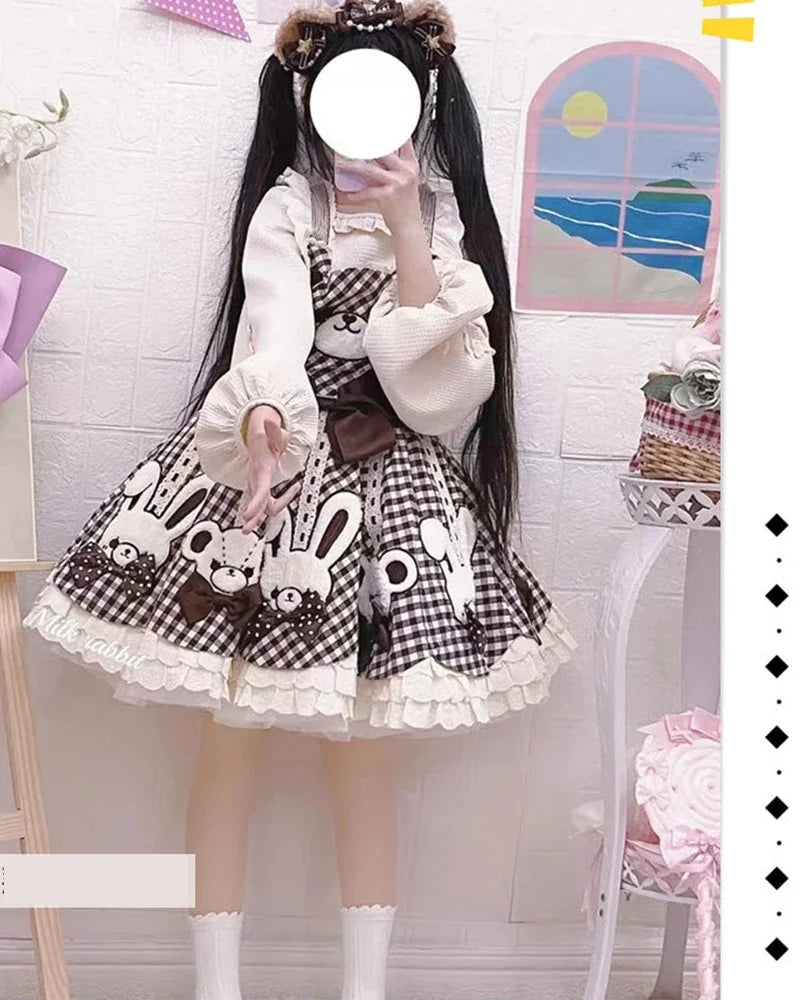 Women Flower Style Lolita Petticoats Tutu Puffy Cancan Skirt Under