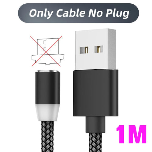 Magnetic Cable Adapter Mobile Phone Cable Micro USB Type C Dust Plugs