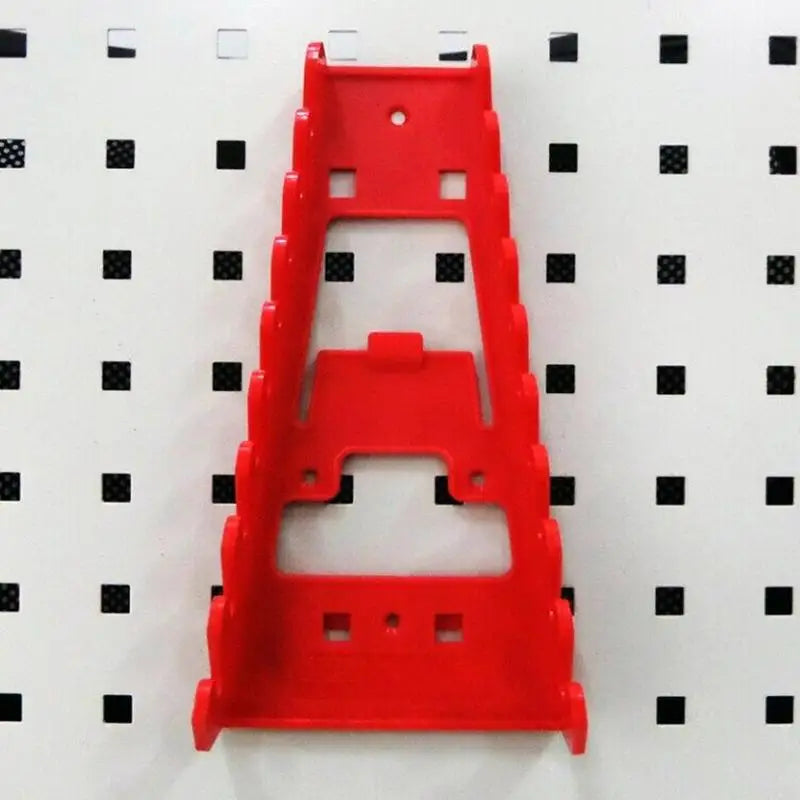 Red Wrench Organizer Plastic Wrench Organizer Tray Sockets Storage