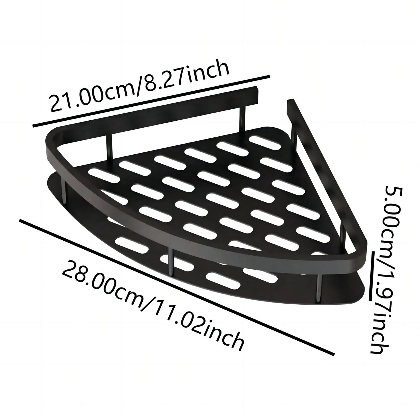 One triangle bathroom shelf, household bathroom supplies storage rack,