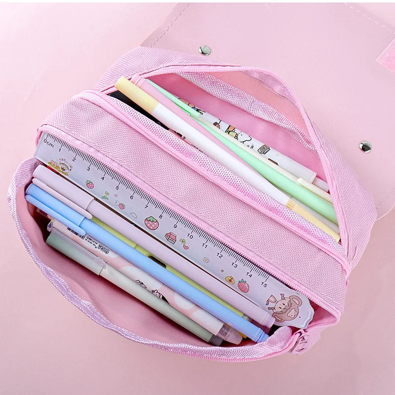 3D Kawaii Pencil Case Girls Decompression Pen Pouch Cute Waterproof