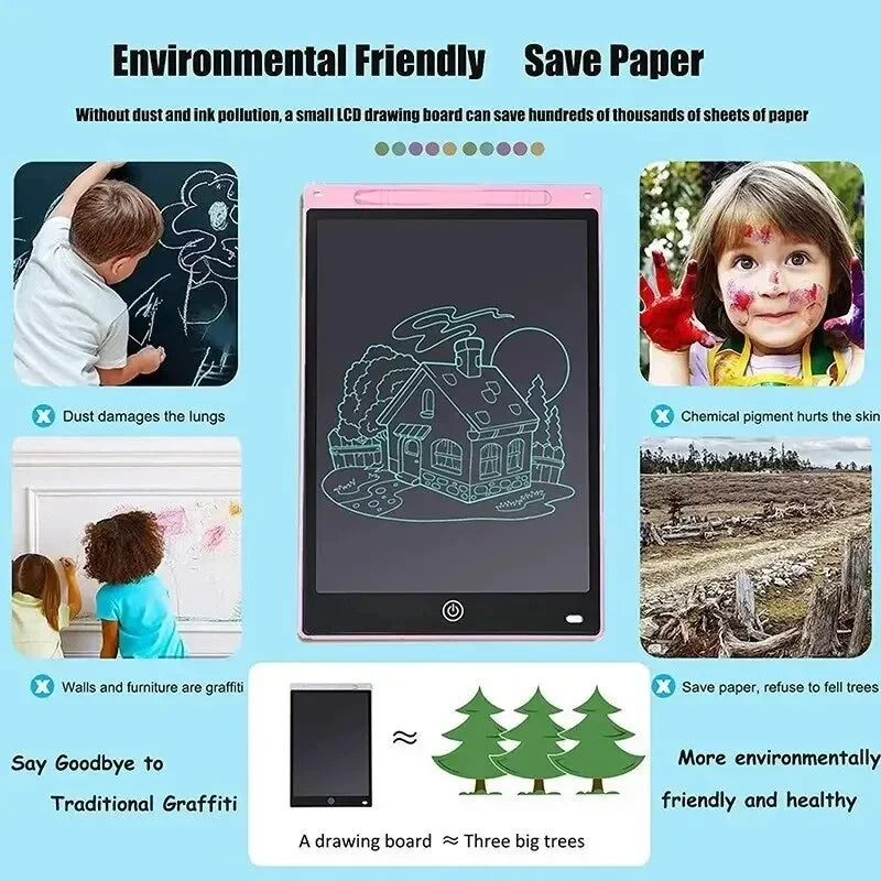 1Pc Writing board, graffiti board, electronic color drawing board,