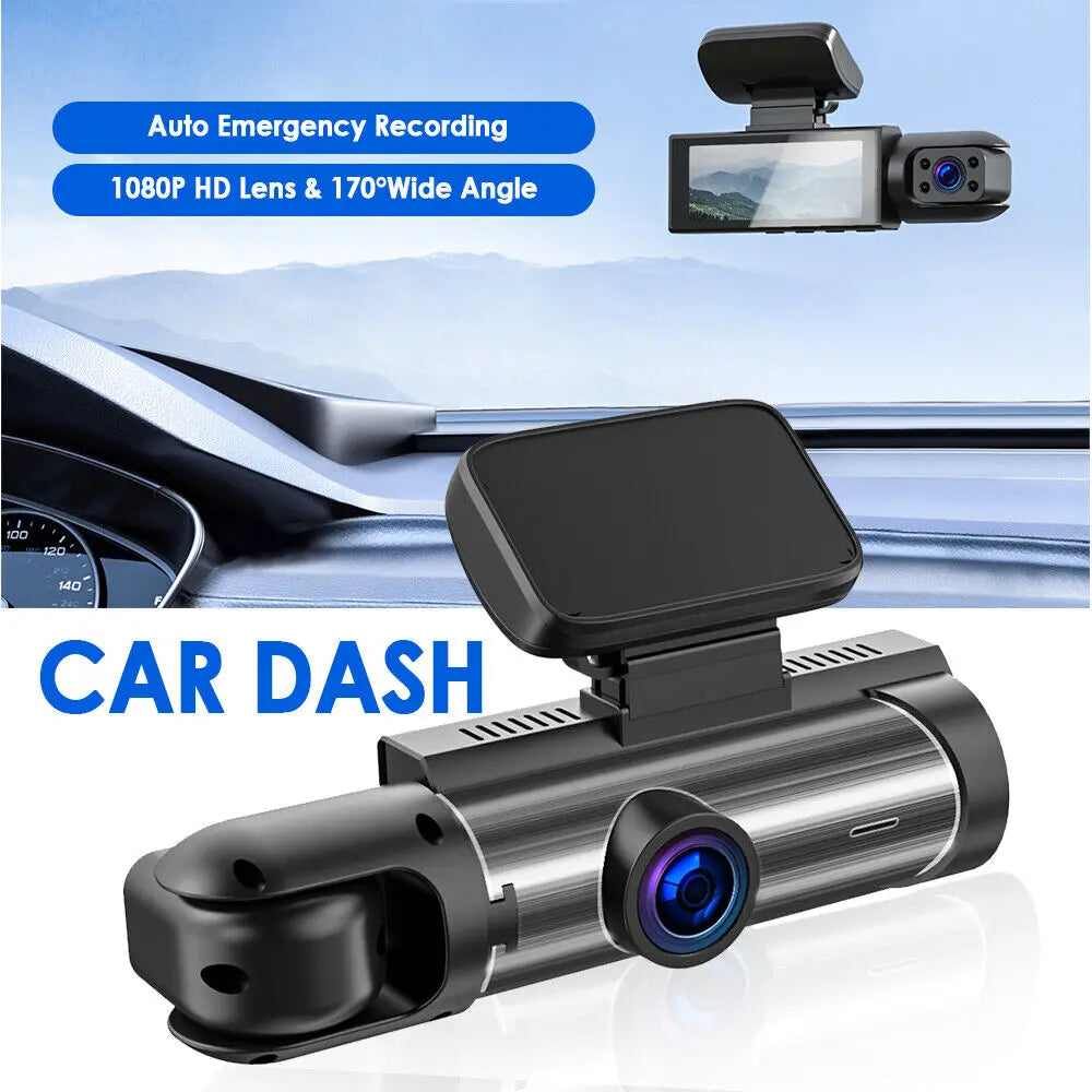 Car DVR Wide-angle 2-record High-definition Night Vision 1080P Driving