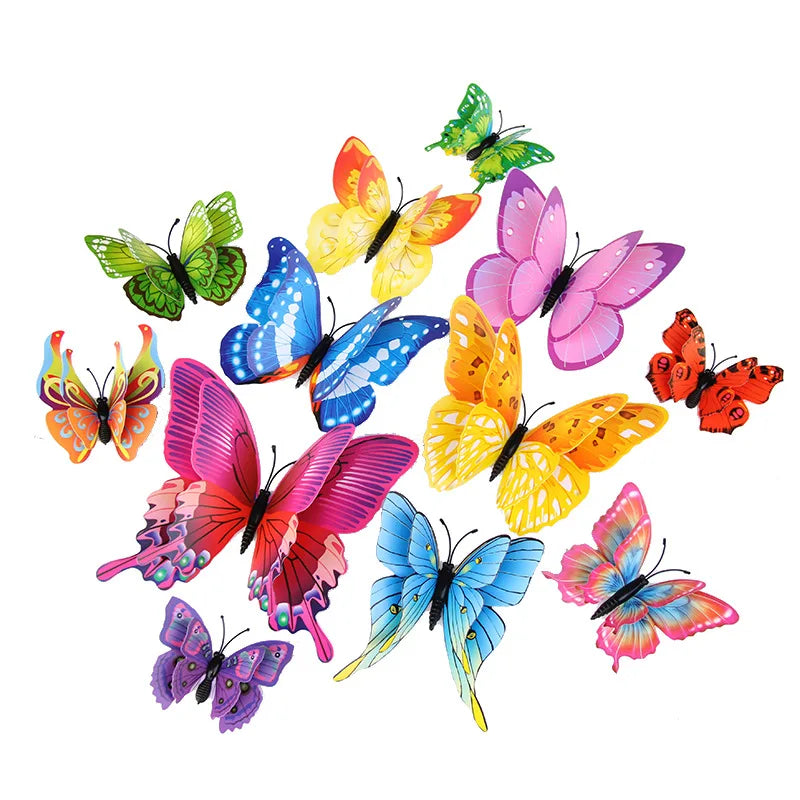 3D Butterfly Wall Stickers Decor Butterflies for Wedding Decoration