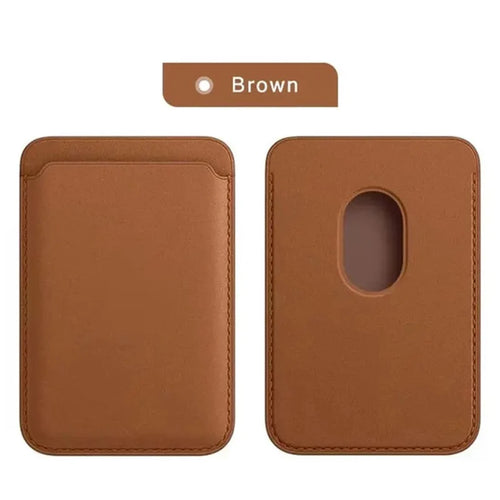Leather Wallet Case For iPhone 15 Pro Max Magsafe Wallet Leather