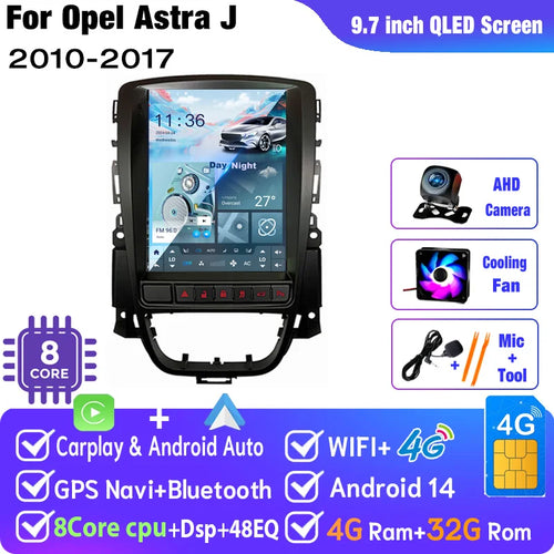 Car Radio Android for Opel Astra J Vauxhall Buick Verano Holden