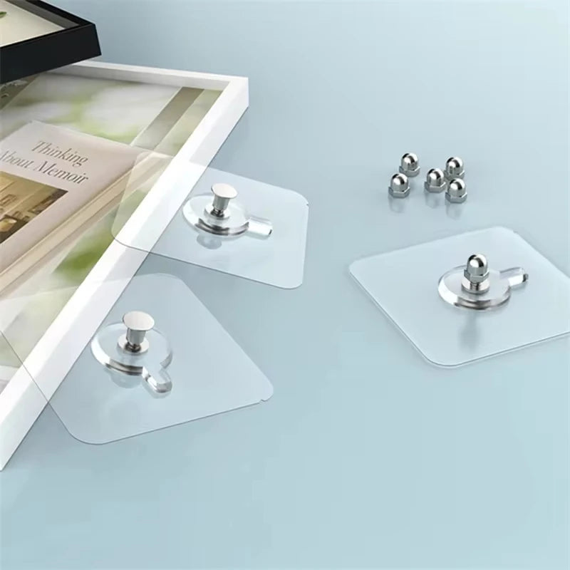 10PCS Photo Frame Hooks Storage Rack Screw Holders Door Hanger