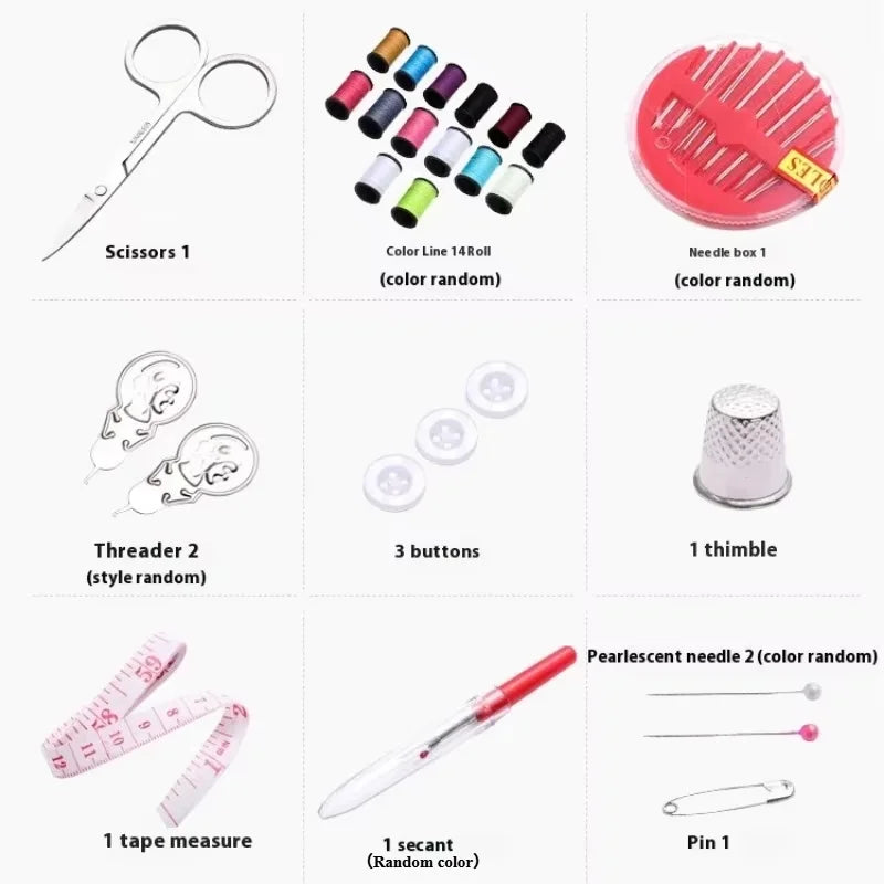 67/128pcs Sewing Kit With Sewing Supplies And Accessories 24-Color