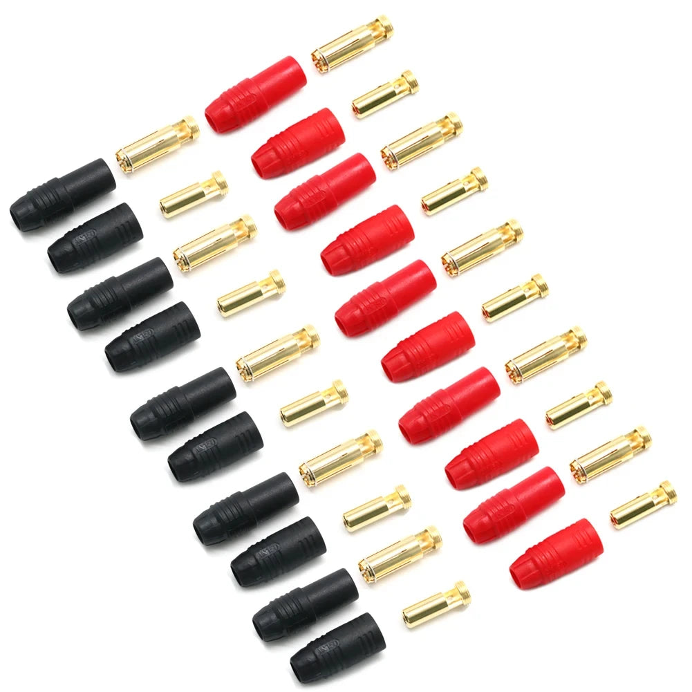Amass AS150 Male Female Anti Spark Connector 7mm Gold Plated Banana