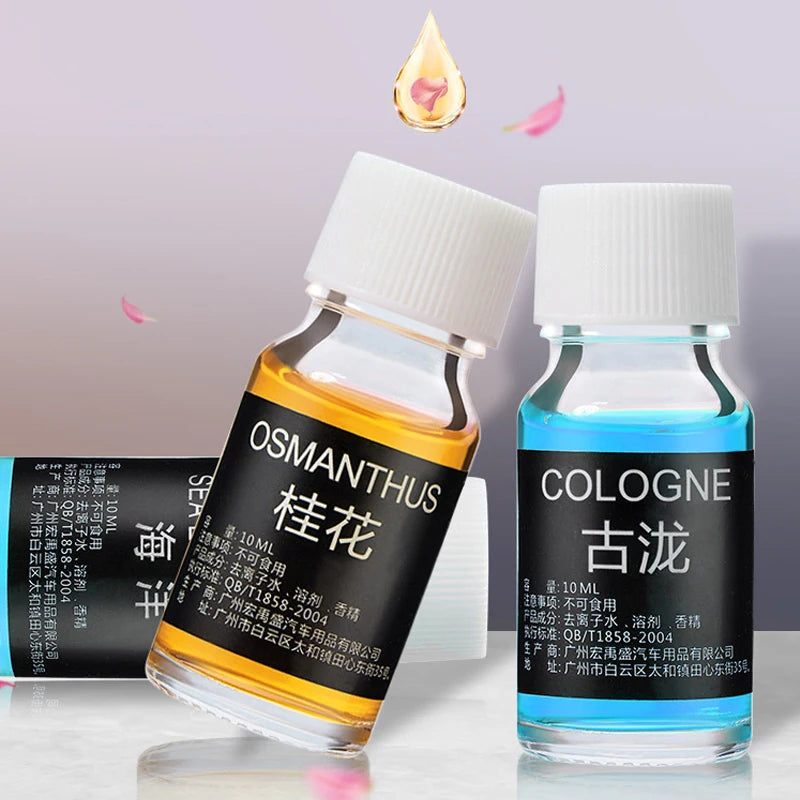 10ml Air Freshener Car Perfume Refill Natural Plant Essential Oil
