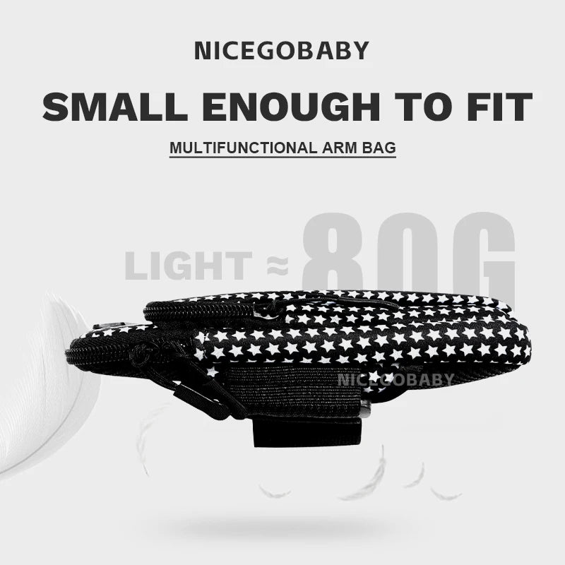 7.5-Inch Universal Waterproof Sports Arm Cover Outdoor Running Bike