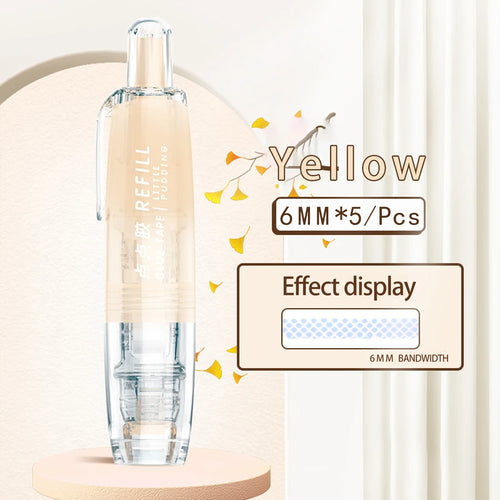 6-piece set Of Double-sided Adhesive Tape, Double-sided Tape Roller,