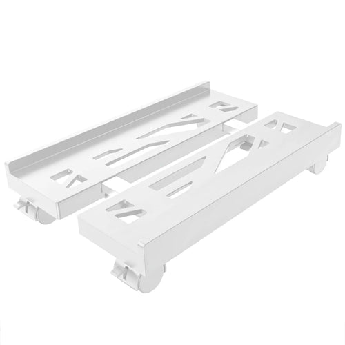 Adjustable Mobile CPU Stand, Ventilated Computer Tower Stand PC Tower