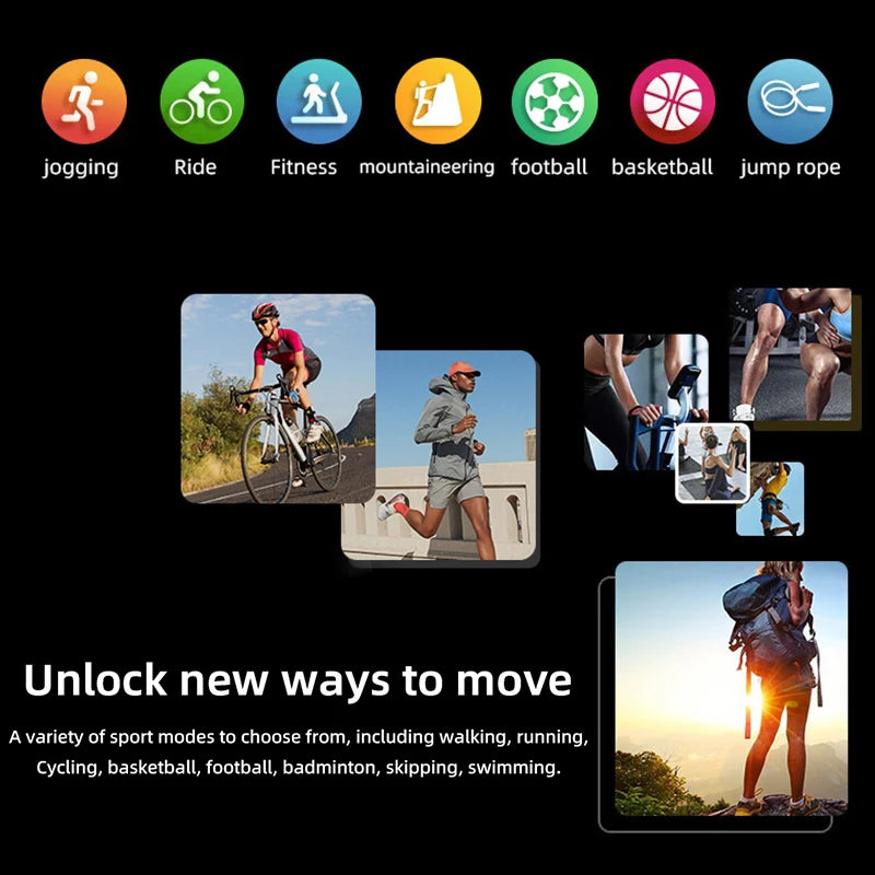 High-end Men's Smartwatch Man 2024 Original Aiweile AW39 For Android