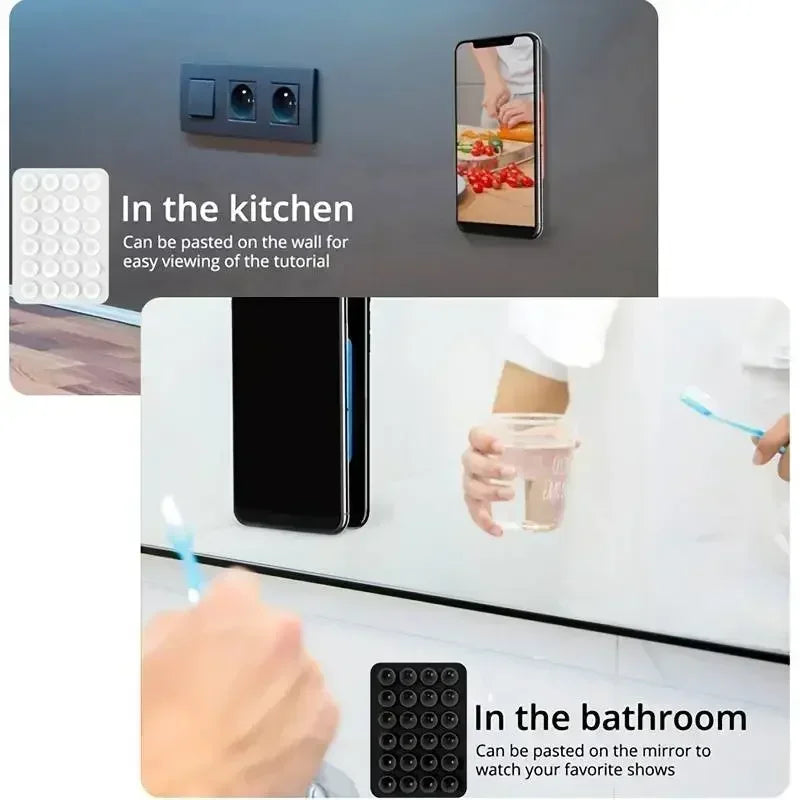 Silicone Suction Phone Holder Mat Multifunctional Suction Cup Wall
