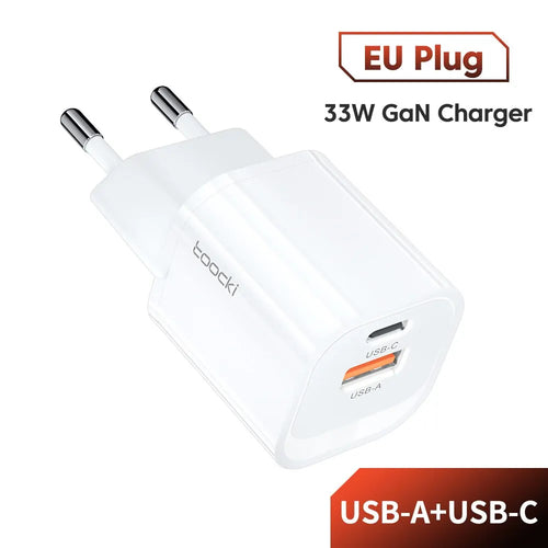 Toocki GaN USB Type C Charger Portable High Speed Charger for iPhone