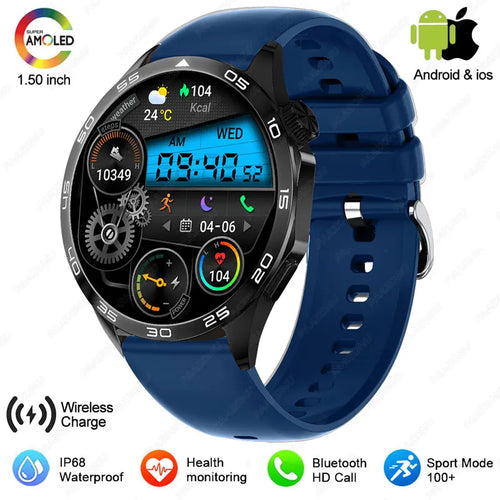 2024 New For Huawei Smart Watch Men Watch 4 Pro+ 1.50 Inch HD Screen