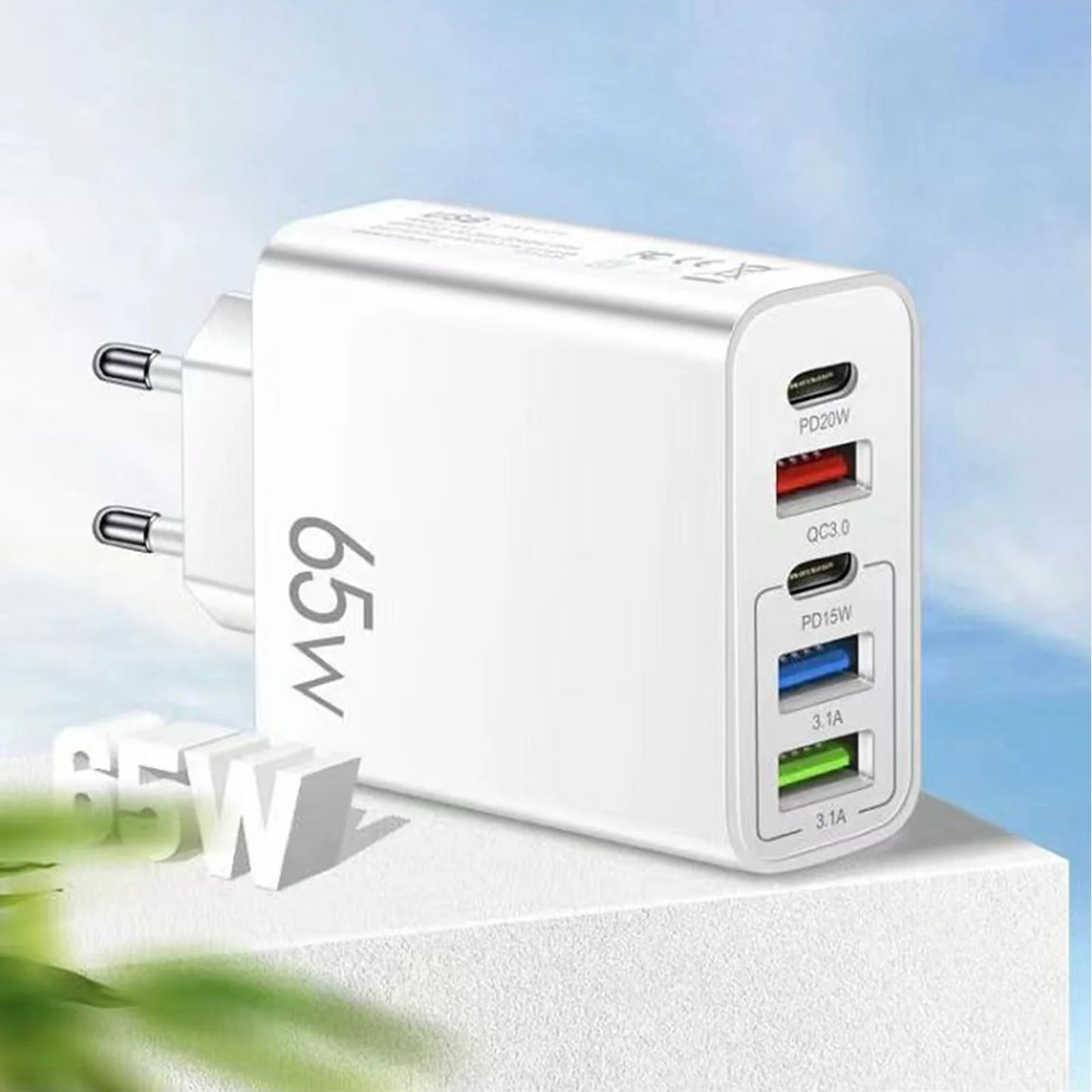 5 port  EU Standard USB  for All Phone Travel Portable Mobile Plug