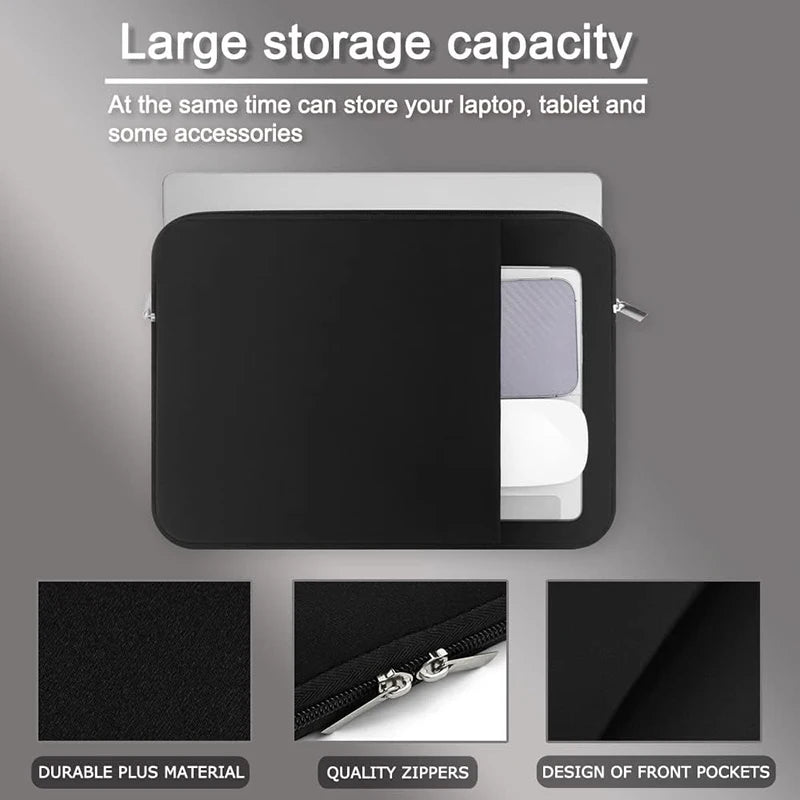 Laptop Sleeve Bag 13 14 15.6 Inch PC Cover For MacBook Air Pro Retina