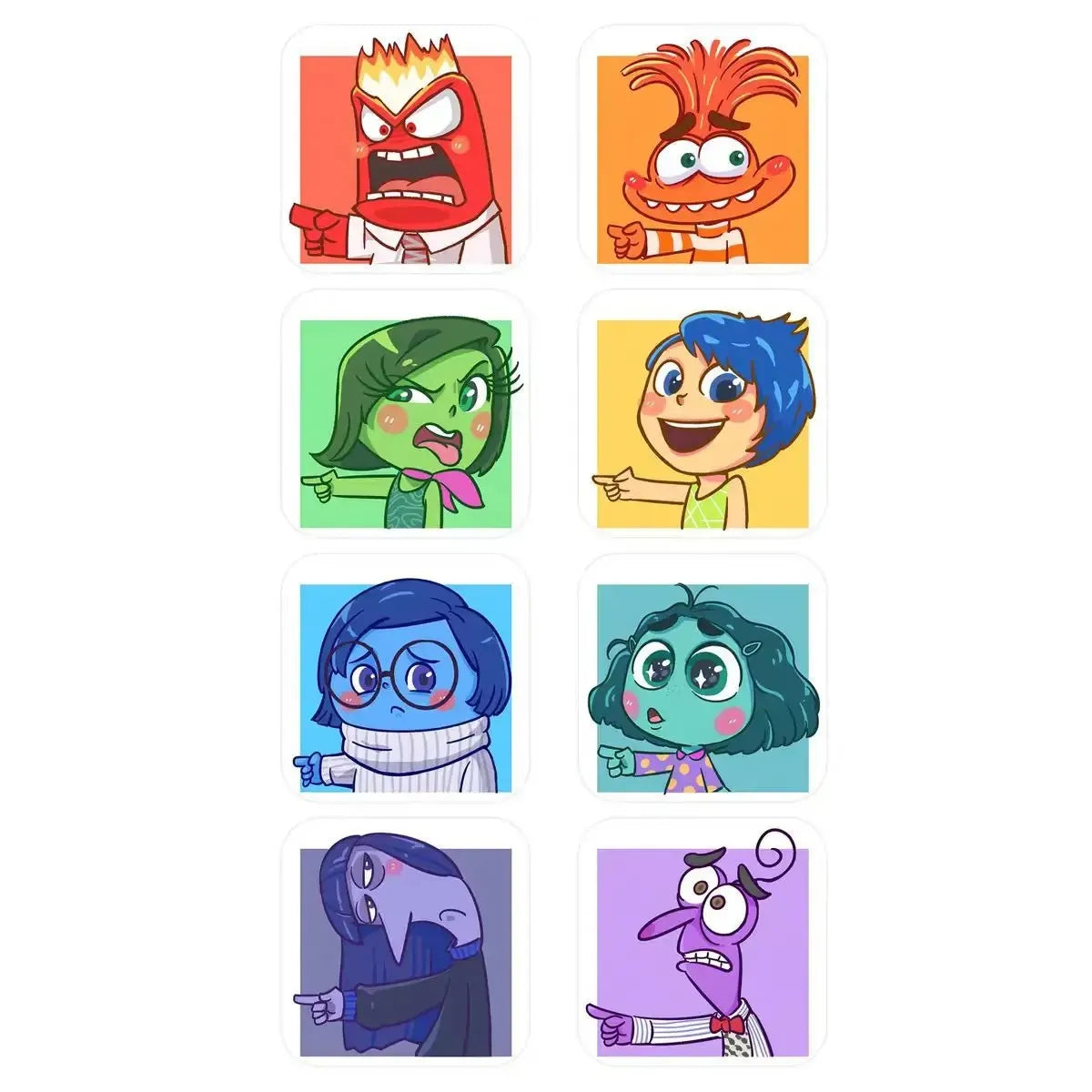 500pcs Inside Out 2, roll stickers, surrounding children's toy ledger