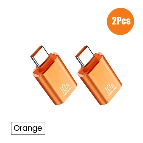 10A USB 3.0 Type C Adapter TypeC Female To USB Male Converter Fast