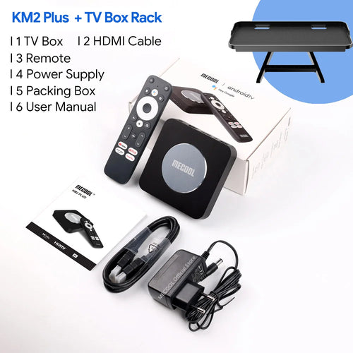 MECOOL  Android TV Box KM2 Plus 4K Amlogic S905X4 2G DDR4 Ethernet