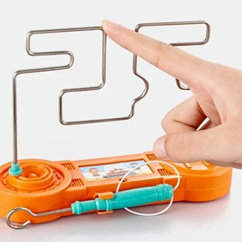Kids Collison Electric Shock Toy Education Electric Touch Maze Game