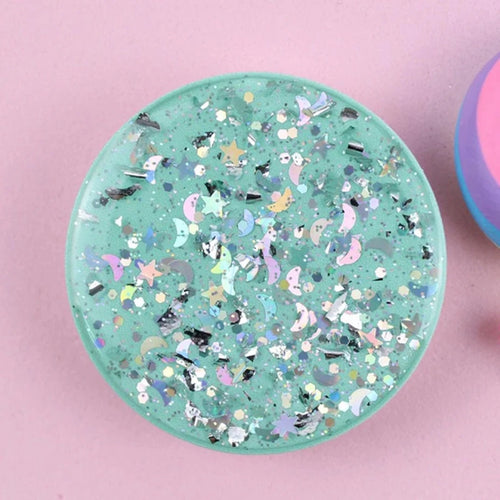 Round Glitter Phone Holder Ring Holder Universal Mobile Phone Finger