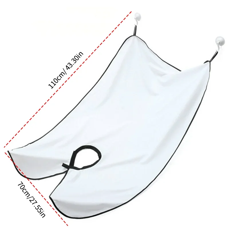 Male Shaving Apron Beard Catcher Cape Care Bib Face Shaved Hair Adult