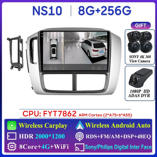Car Radio Carplay For Honda Pilot 1 2005 - 2008  GPS Navigation