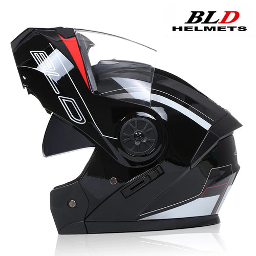 BLD Personalised Motorcycle Full Face Helmet Men Women Fashion Dual