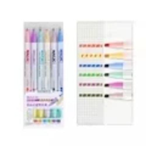 12pcs Double-ended Magic Color Marker Pen Changing Highlighter Pen Set