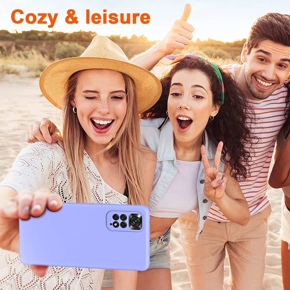 Liquid Silicone Case for Xiaomi Redmi Note 11 Pro 12 Pro 4G 5G 11s