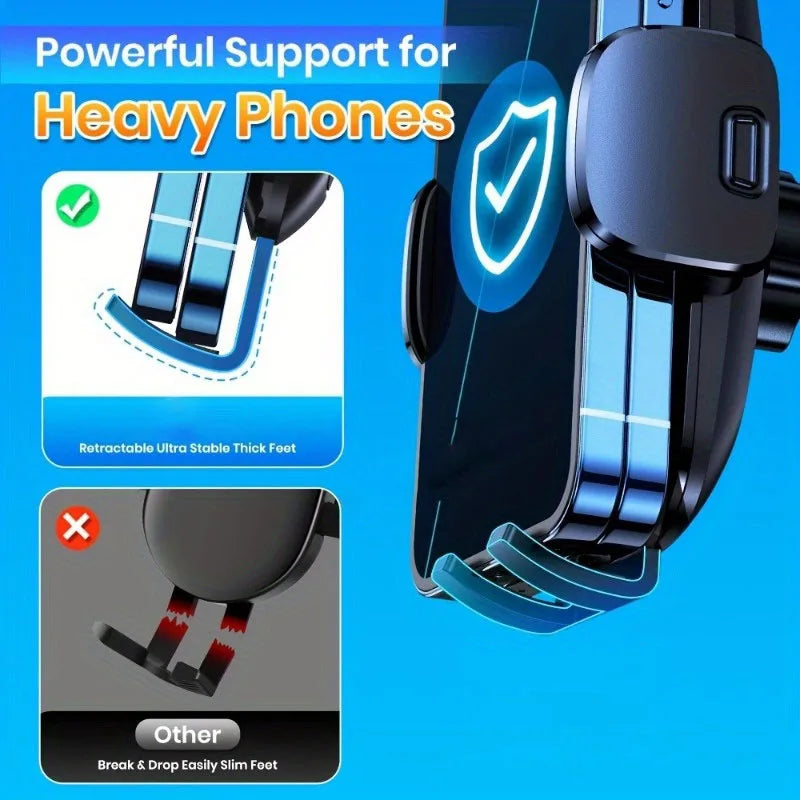 Car Phone Holder Mount Universal Phone Holder With Hook Clip For Car