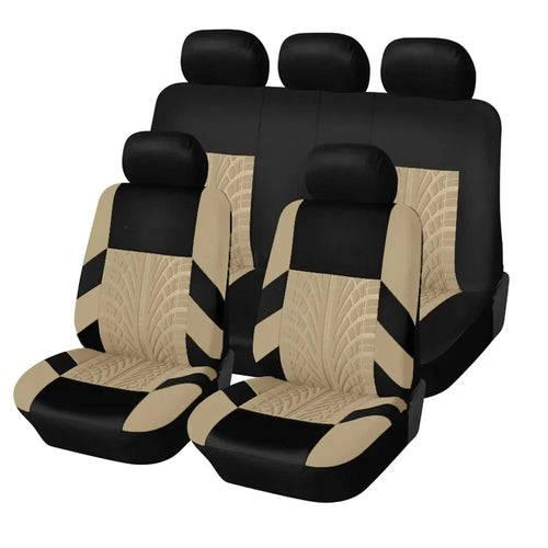Car Seat Covers Full Set Front Split Rear Bench For Car Universal