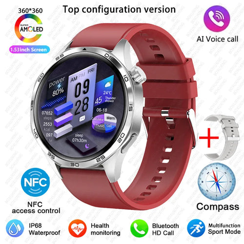 For Huawei GT5 PRO Smart Watch Men Watch 4 Pro upgraded version AMOLED