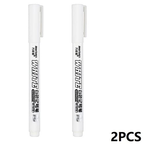 New 1/2/3PCS Waterproof Metal Marker Permanent White Paint Pen Washing