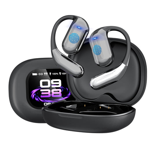 AI Translator Earphone Q16PRO Bluetooth 5.4 Earphones Digital Touch