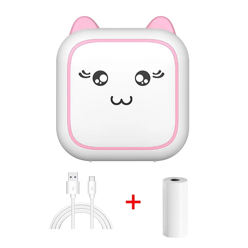 Portable Mini Wireless Photo Printer 200dpi Ink-Free Thermal Printing