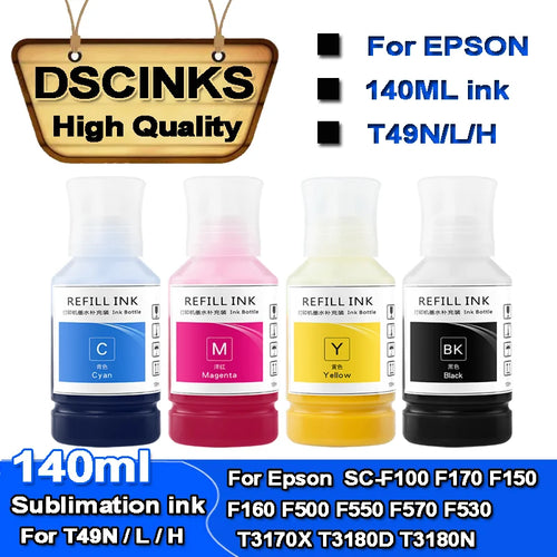 T49N T49H T49L sublimation ink For Epson SC-F100 F170 F150 F160 F500