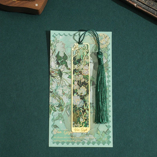 4 Colors Metal Sunflower Hollow Bookmark Chinese Style Creative