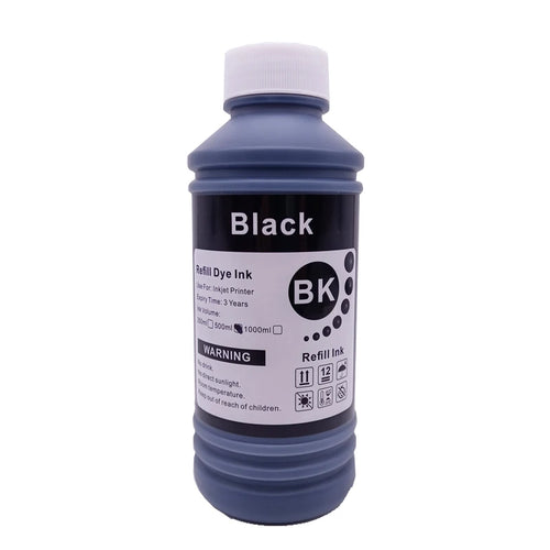 500ML Universal BK C M Y Refill Dye Based Ink Large Capacity Use For