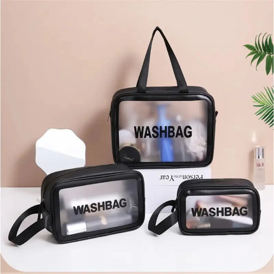 Portable Cosmetic Waterproof Bag Large Capacity Dust Proof Make Up