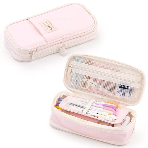 Kawaii Pencil Cases Large Capacity Pencil Bag Pouch Holder Box for
