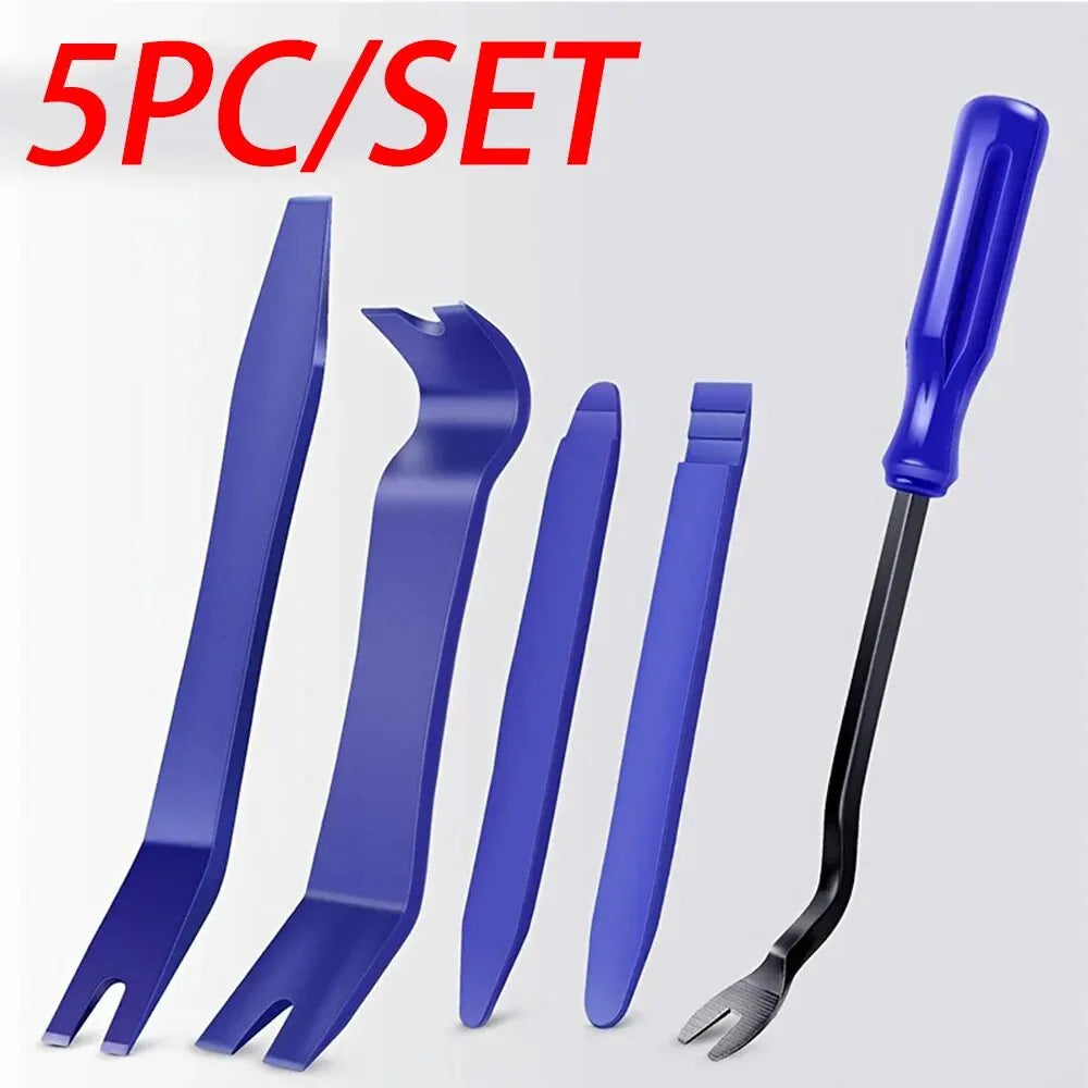 5PC Trimming And Dismantling Tool Extraction Kit Car Door Clamp Panel